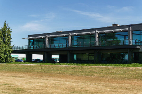 BURNABY, CANADA - JUNE 11, 2019: canadian modern office building.