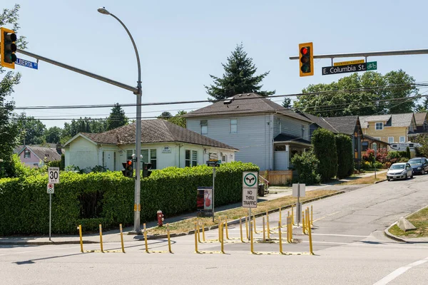 New Westminster Kanada Juni 2019 Straßenansicht Des Ruhigen Viertels Alberta — Stockfoto