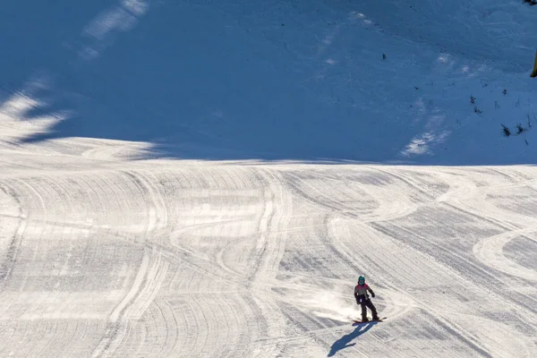 Fairmont Hot Springs Kanada März 2020 Freeride Skifahrer Auf Dem — Stockfoto