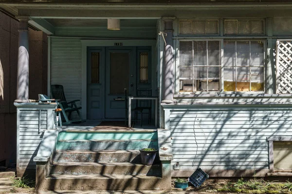 VANCOUVER, Kanada - Nisan 07, 2020: Eski geleneksel Amerikan tarihi binası