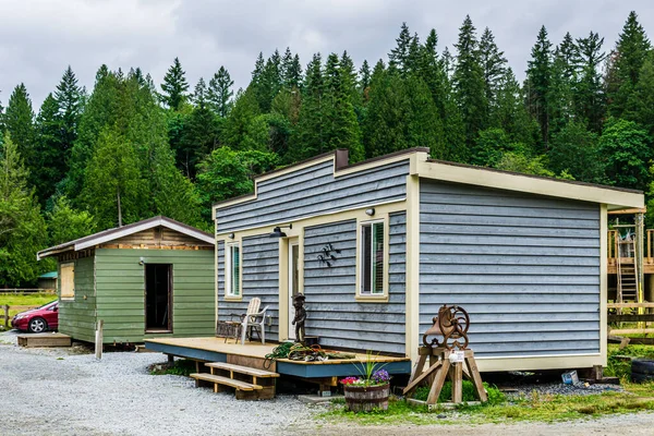 Maple Ridge Canada Julho 2019 Cabines Modernas Acampamento Centro Retiro — Fotografia de Stock