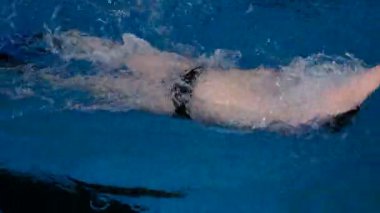 Malchih profesyonel olarak havuzda iyi