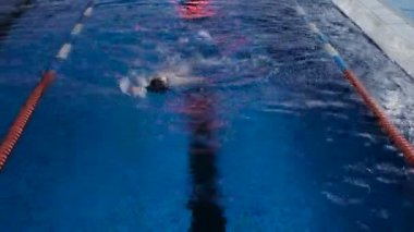 Malchih profesyonel olarak havuzda iyi