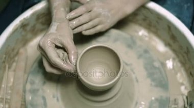 Kil potter Çömlekçilik direksiyonda 4 k oluşturma