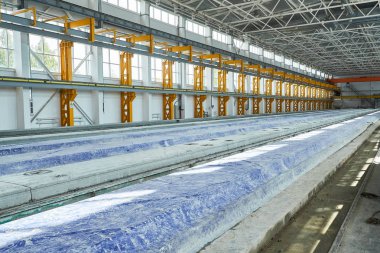 Üretim beton döşeme. betonarme üretim