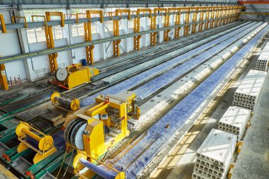 Üretim beton döşeme. betonarme üretim