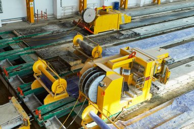 Üretim beton döşeme. betonarme üretim