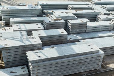 Üretim beton döşeme. betonarme üretim