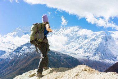 Trekker sırt çantası ile