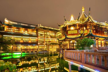 Geleneksel Yuyuan Garden'da görüntülemek 