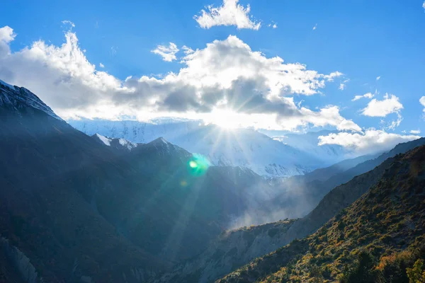 Landscape in Himalayas mountains — Stock Photo, Image