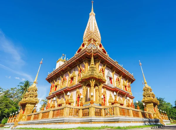 Pagoda Wat Chalong Chalong Buddha Temple Phuket South Thailand — Stock Photo, Image