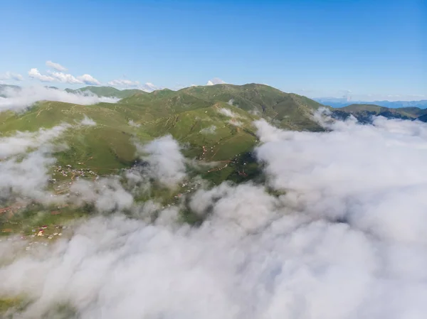 Vista Aérea Para Resort Highland Gomismta Geórgia — Fotografia de Stock