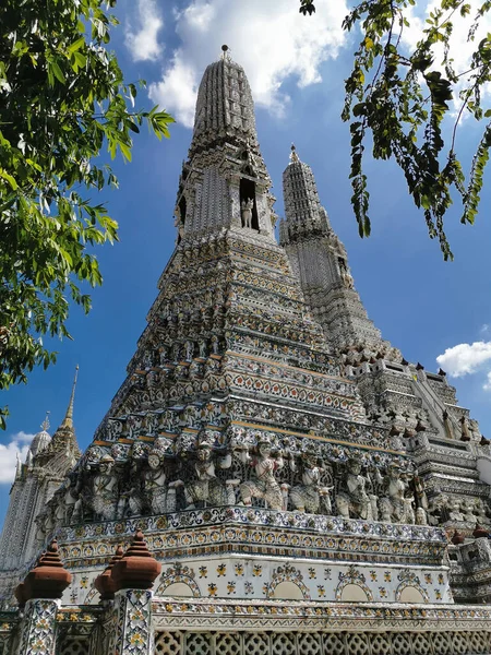 Wat Arun Famous Landmark Chao Phraya River Bangkok Thailand — Stock Photo, Image