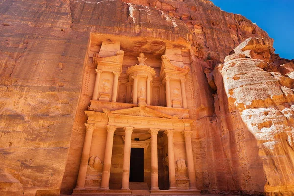 Petras Statskassa Världens Underverk Wadi Musa Jordanien — Stockfoto