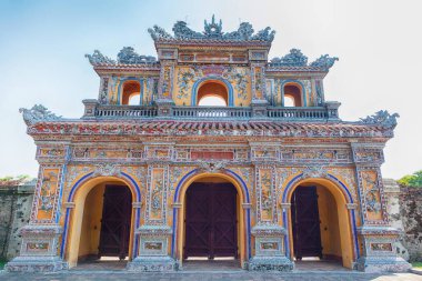 Hisar, Hue, Vietnam girişi. Unesco Dünya Mirası Sitesi.