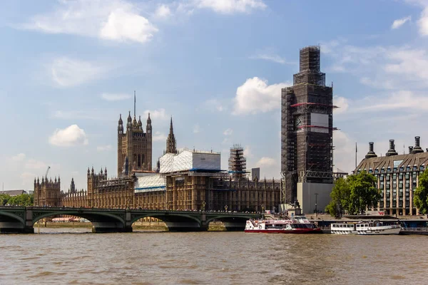 Londen Verenigd Koninkrijk Juli 2018 Uitzicht Big Ben Tower Westminster — Stockfoto