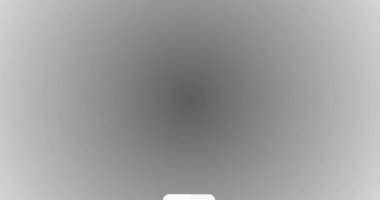 Smartphone Held bir iş adamı el tarafından kırmızı işaret düz vektör animasyon izin verilmiyor