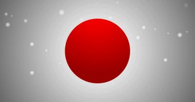 Noel temalı stilize kırmızı kırmızı ve mekan kar yağışı kar taneleri ile gümüş beyaz arka plan üzerinde