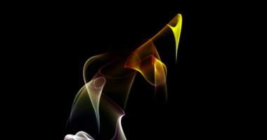 Işıkları Aurora 4 k parçacık dans arka plan Intro klip render 