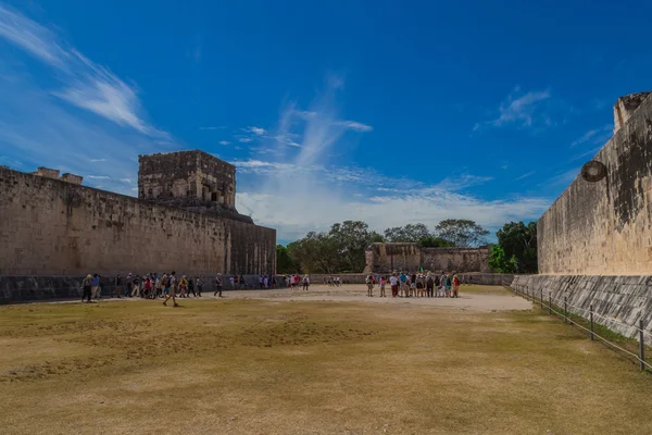 Chichen Itza: Mayan ruins, Mesoamerican ballgame, Yucatan Mexico — Stock fotografie