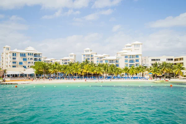 Cancún Playa Dolphin Zona Hotel México Yukatan Del Mar Caribe — Foto de Stock