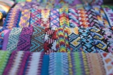 Renkli kumaş kumaş dokusu