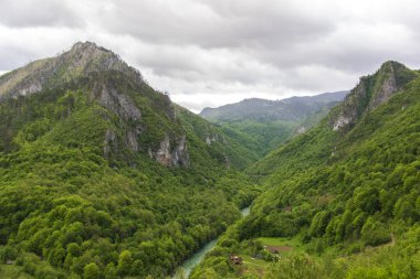 Karadağ 'da Adriyatik Denizi' ndeki Sveti Stefan Adası