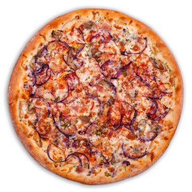 Pizza. Yukarıdan görüntülemek