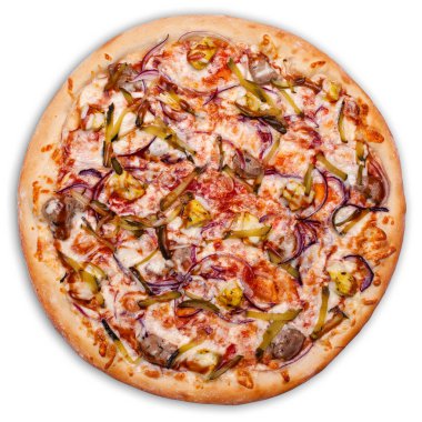 Pizza. Yukarıdan görüntülemek