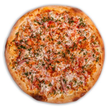 Pizza. Yukarıdan görüntülemek