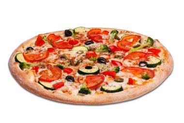 Pizza. Yukarıdan görüntülemek