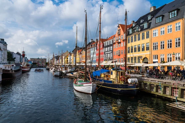 Christianshavn Harbor in Kopenhagen — Stockfoto