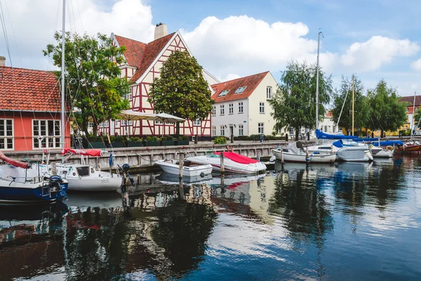 Christianshavn Harbor in Copenhagen — Stock Photo, Image