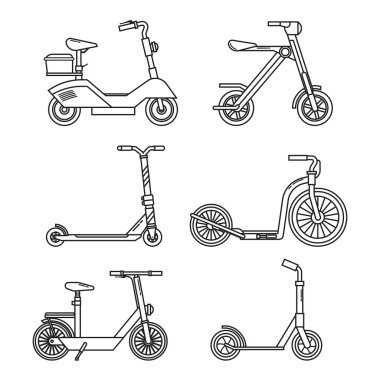 Scooter satır kümesi tekme