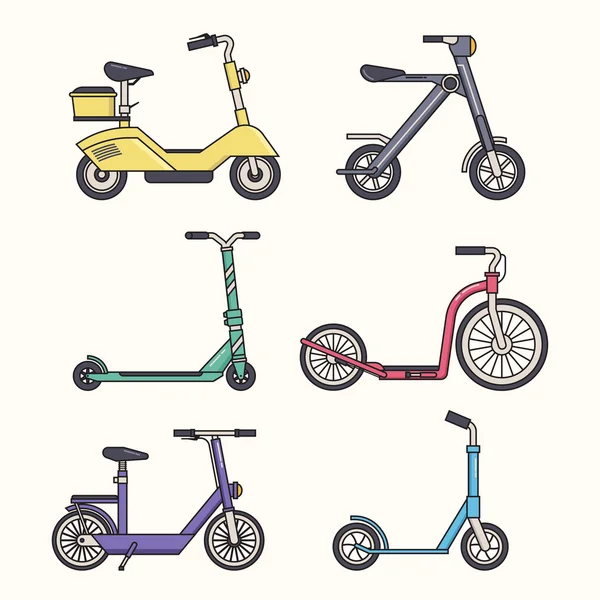 Scooter satır kümesi tekme