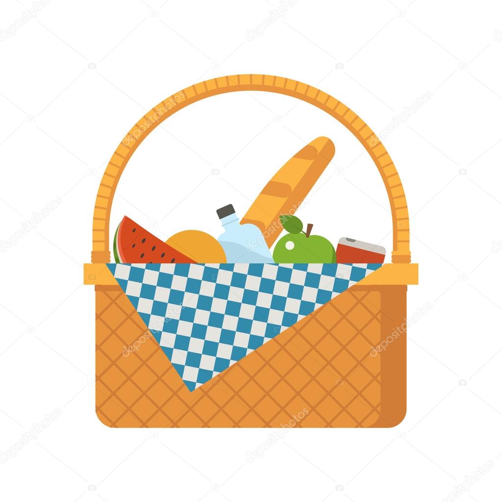 Wicker Picnic Basket