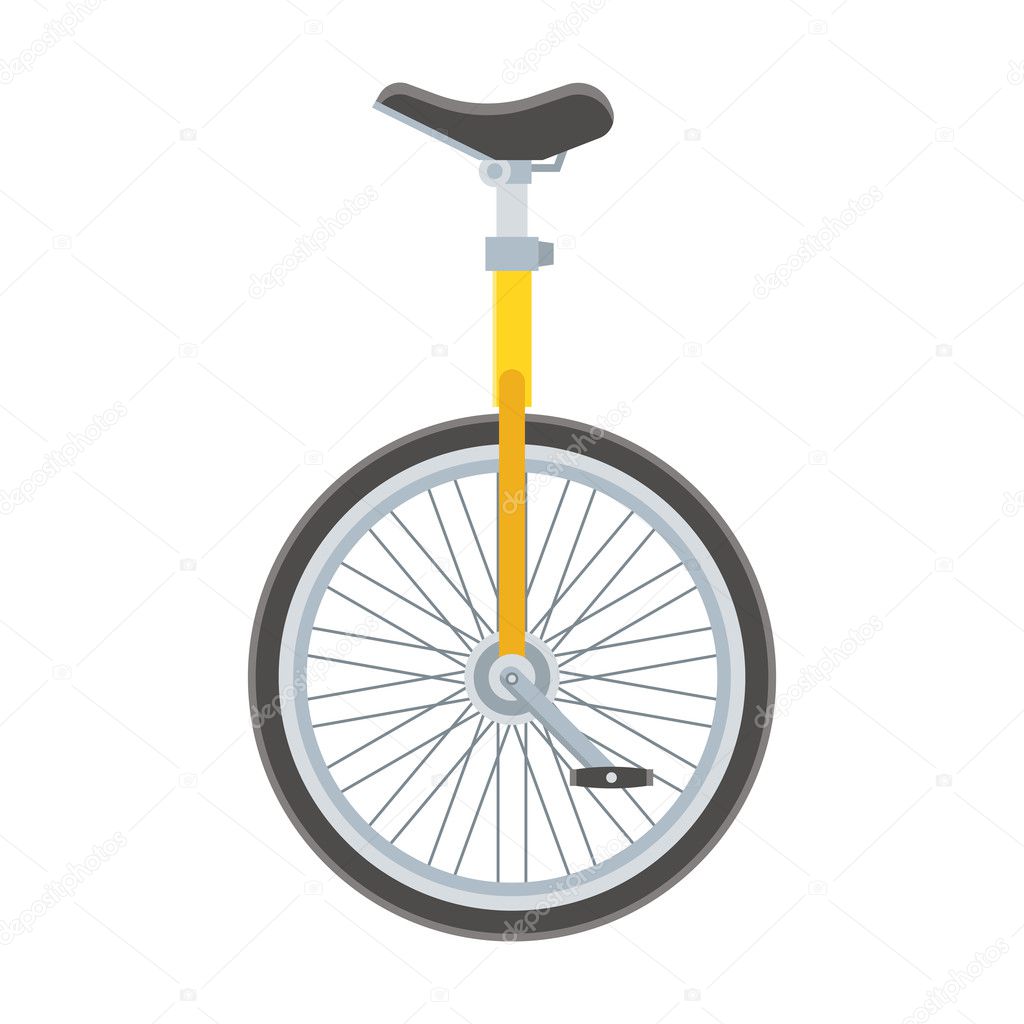 Unicycle Vector Illustration