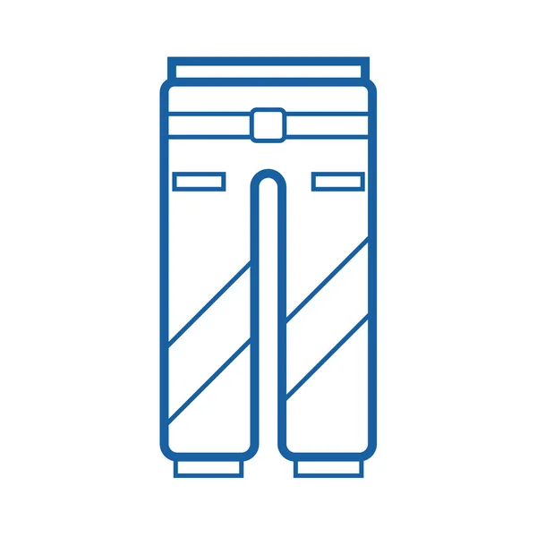 Icona pantaloni sportivi — Vettoriale Stock
