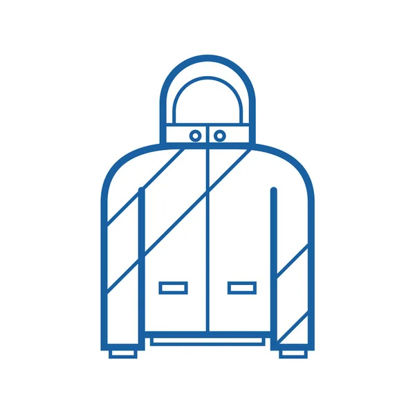 Sport Jacket overzicht pictogram — Stockvector