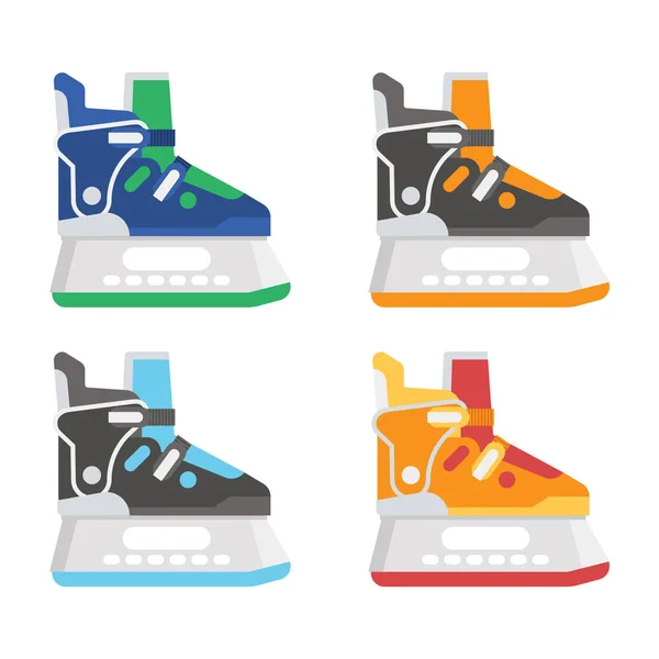 Sapatos de patinação no gelo —  Vetores de Stock