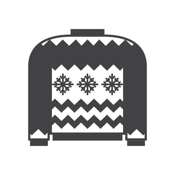 Шерстяной зимний свитер — стоковый вектор