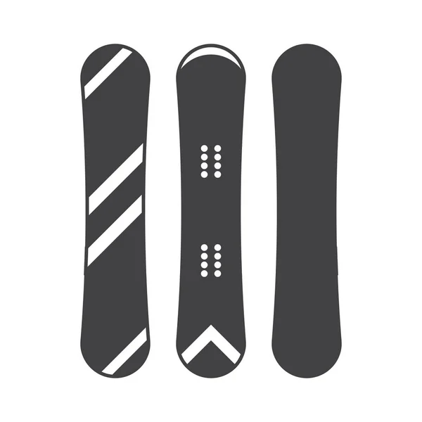滑雪板大纲单色图标 — 图库矢量图片