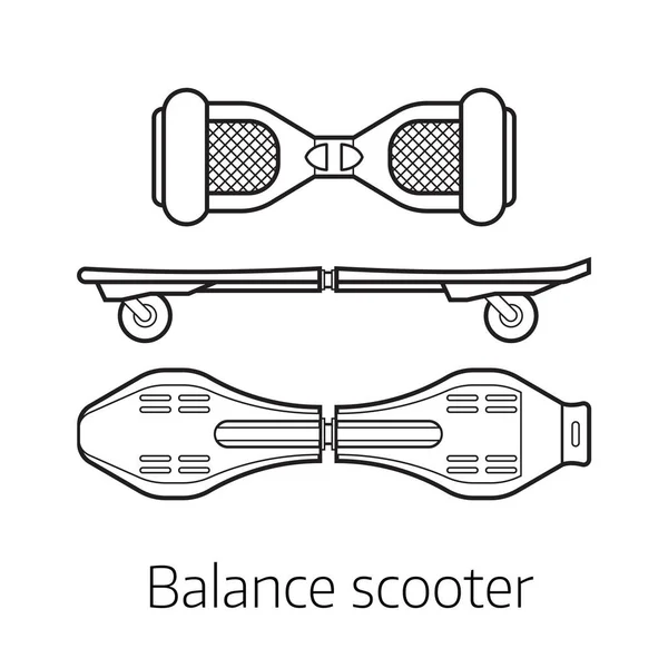 Balance Board készlet — Stock Vector