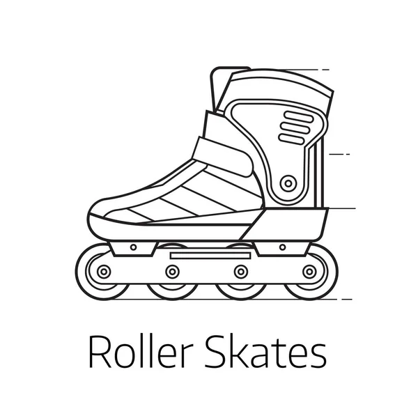 Icono de patines — Vector de stock