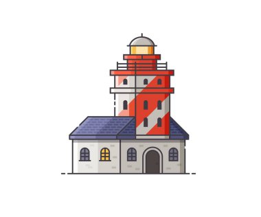 Kırmızı Fener vektör çizim