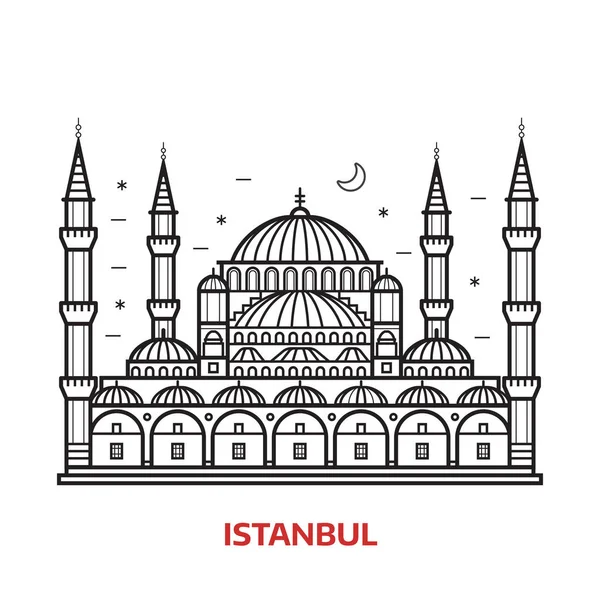 Istanbul Landmark vektör çizim