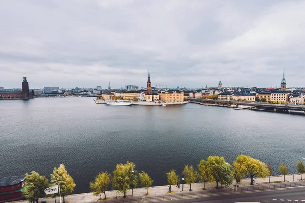 Старий панорама міста Стокгольм — стокове фото