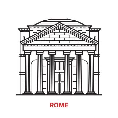 Roma Landmark vektör çizim