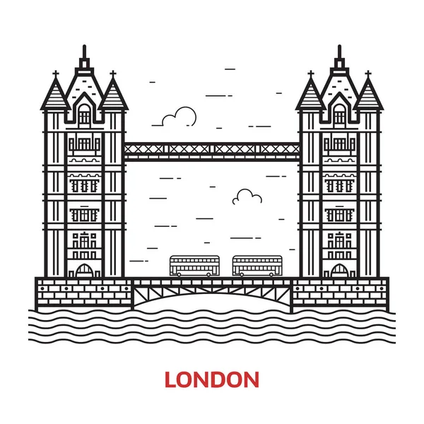 London Bridge vektoros illusztráció — Stock Vector